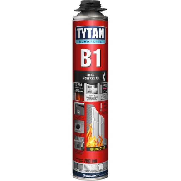 Пена профессиональная Tytan EURO-LINE B1 750 мл 79756