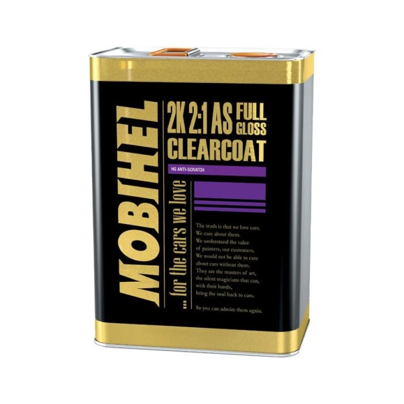 Бесцветный лак MOBIHEL FG anti-scratch 2К HS 2:1, 5 л 47900104