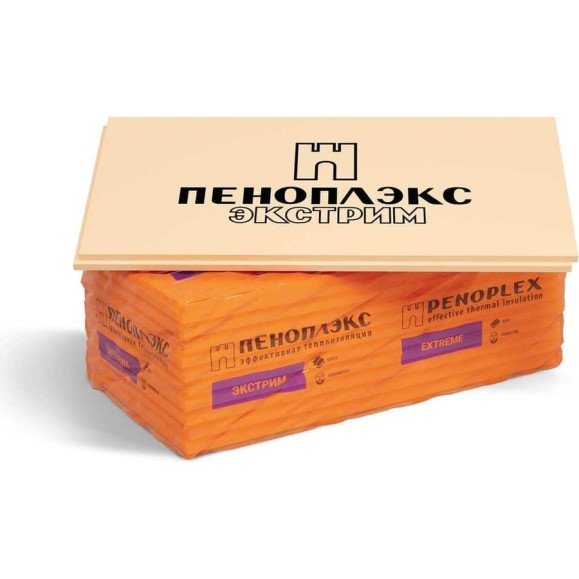Экструдированный пенополистирол PENOPLEX Пеноплэкс Экстрим 100x585x1185 мм TU0-0003572