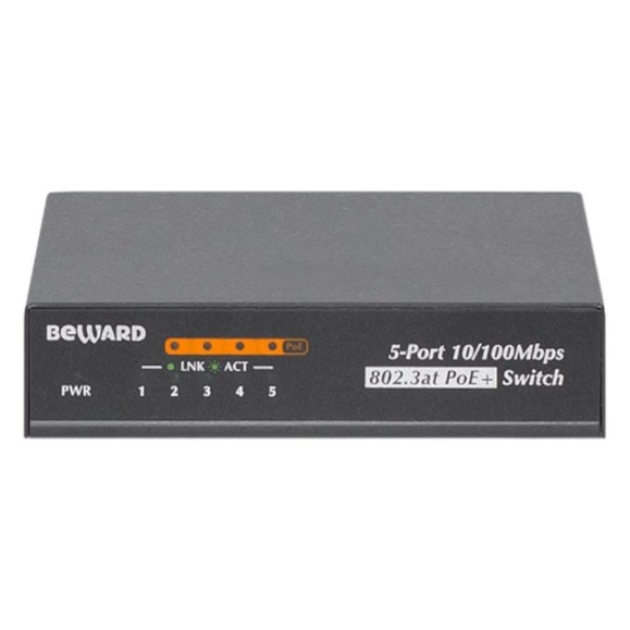Неуправляемый коммутатор Beward 5 портов ST-5HP4 00000000174