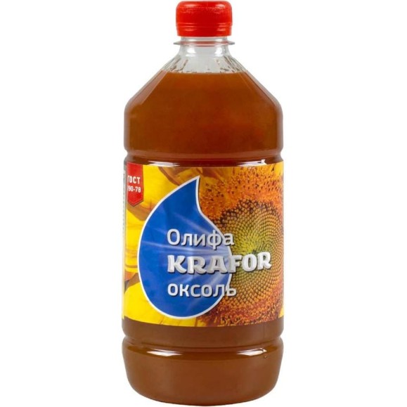 Олифа Krafor Оксоль 1 л 12 29969 Олифа Krafor Оксоль 1 л 12 29969