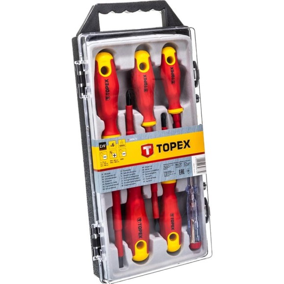 Набор отверток TOPEX 1000В, 6 шт. 39D673