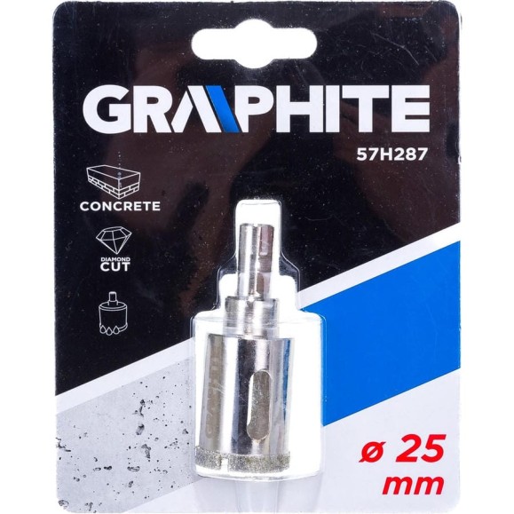 Сверло по керамической плитке 25 мм GRAPHITE 57H287