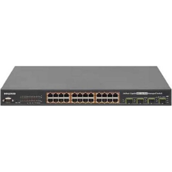Управляемый коммутатор Beward 24 порта + 4 Shared SFP PoE STW-02404HP 00000004339