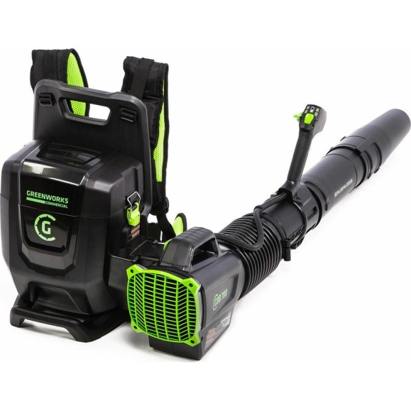 Бесщеточный аккумуляторный ранцевый воздуходув GreenWorks GC82B13 82 В 2406407
