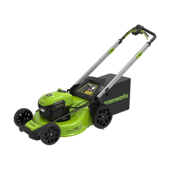 Газонокосилка аккумуляторная GD40LM48SPK4 40V 48 см самоходная бесщеточная c 1хАКБ 4 Ач GreenWorks 2517407UB