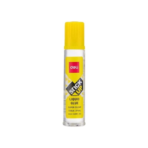 Жидкий клей DELI E7316A 50 мл прозрачный, 24 шт 431102