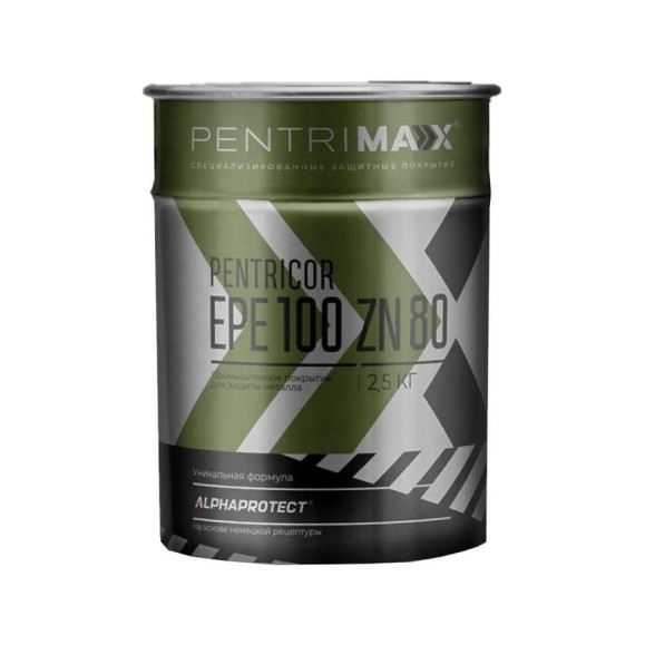 Грунт PentriMax PentriCor EPE 100 Zn 80 (серый; 2,5 кг) 00-00001404 Грунт PentriMax PentriCor EPE 100 Zn 80 (серый; 2,5 кг) 00-00001404