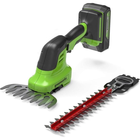 Аккумуляторные садовые ножницы-кусторез GreenWorks G24SHT 24 В 1600607 Аккумуляторные садовые ножницы-кусторез GreenWorks G24SHT 24 В 1600607