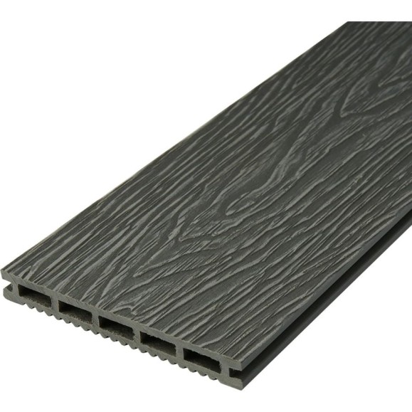 Доска Groentec серая, шовная, пустотелая, с тиснением 3D Ш TDEGP3D 150-18-4000 Доска Groentec серая, шовная, пустотелая, с тиснением 3D Ш TDEGP3D 150-18-4000