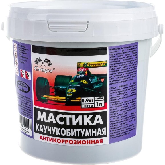 Каучукобитумная мастика СТАРТ 1 л пэ 4607952901292