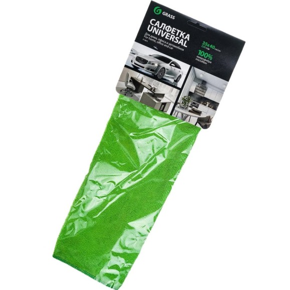 Салфетка Grass микрофибра 320 г/м 35х40, 1 шт. УПАК IT-0615 Салфетка Grass микрофибра 320 г/м 35х40, 1 шт. УПАК IT-0615
