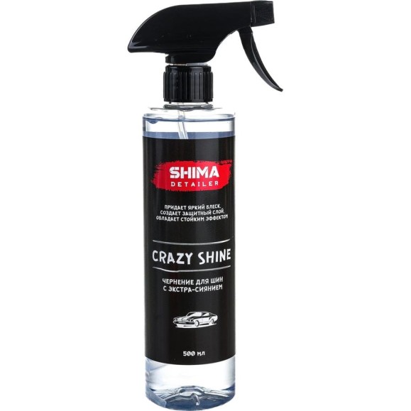 Чернитель для шин с экстра-сиянием SHIMA DETAILER CRAZY SHINE 500 мл 4603740920599