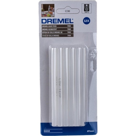 Стержни клеевые (12 шт; 7х100 мм) Dremel 2615GG02JA