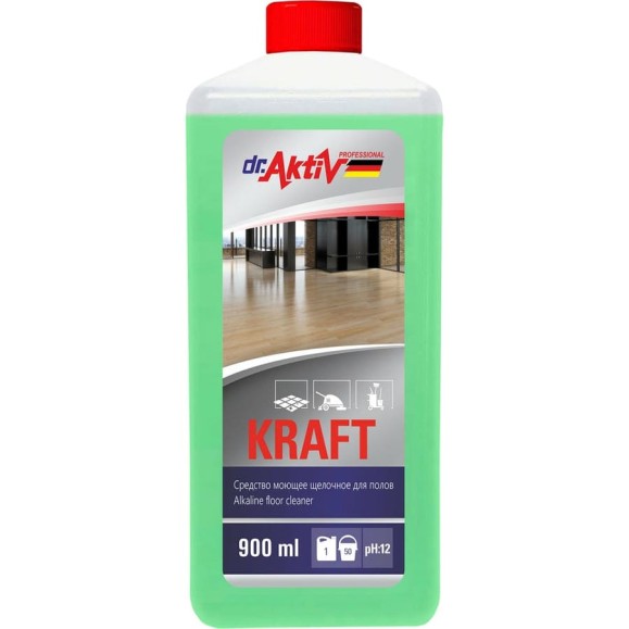 Моющее щелочное средство для полов Sintec Dr.Aktiv Kraft 900 мл 802617 Моющее щелочное средство для полов Sintec Dr.Aktiv Kraft 900 мл 802617