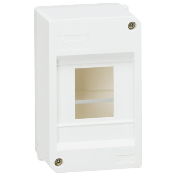 Щиток Legrand накладной Mini S 4 модуля белый RAL 9010 001357