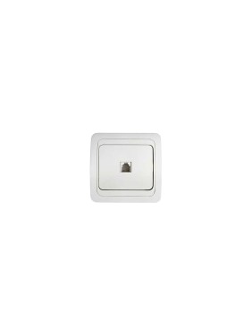 Компьютерная одинарная розетка IN HOME RJ-45 CLASSICO белая 2131 4690612034263