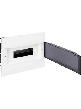 Пластиковый щиток Legrand Practibox S  Встраиваемый 1X12 Дымчатая дверь 135551