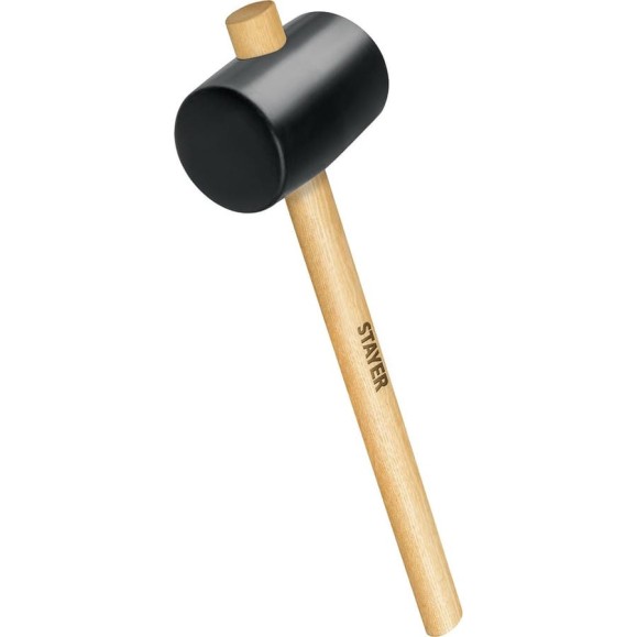 Чёрная резиновая киянка STAYER 450 г 20505-65 Чёрная резиновая киянка STAYER 450 г 20505-65
