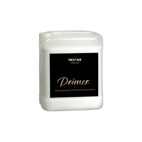 Акриловый грунт Ticiana DeLuxe PRIME глубокого проникновения, 5 л 4300005305 Акриловый грунт Ticiana DeLuxe PRIME глубокого проникновения, 5 л 4300005305