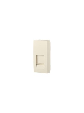 Накладка для телефонной/компьютерной розетки LK Studio RJ 45x22.5мм бежевый LK45 853101-1
