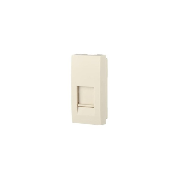 Накладка для телефонной/компьютерной розетки LK Studio RJ 45x22.5мм бежевый LK45 853101-1