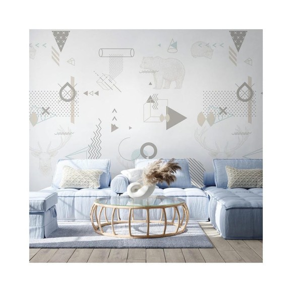 Фреска ООО Ортограф Scandi geometry 3x3 м FX_34164