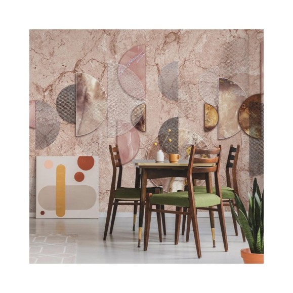 Фотообои ООО Ортограф Marble and geometry pink 2.99x3 м OF_33978 Фотообои ООО Ортограф Marble and geometry pink 2.99x3 м OF_33978