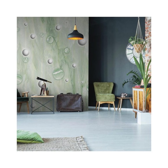 Фотообои ООО Ортограф Bubbles green 2.58x2.7 м OT-G_33986