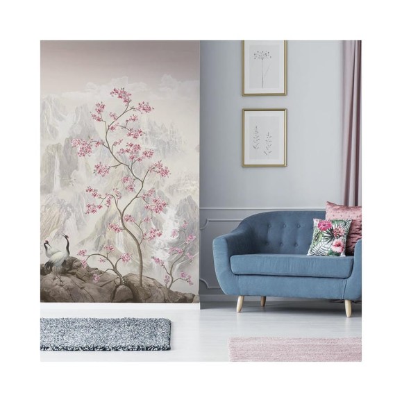 Фотообои ООО Ортограф Mountain peaks pink 3.84x2.7 м OT-G_33929