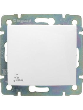 Переключатель Legrand одноклавишный IP44 Legrand Valena 10А 250В схема 6 безвинтовые зажимы белый 774206