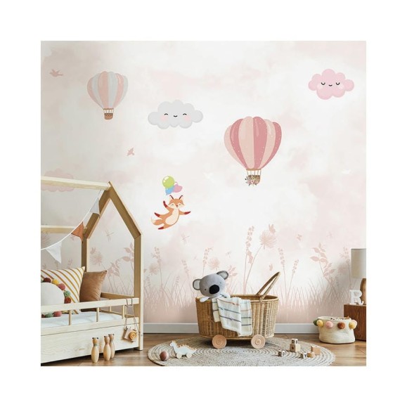 Фотообои ООО Ортограф Clouds and balloons 3.97x2.7 м OF_34223 Фотообои ООО Ортограф Clouds and balloons 3.97x2.7 м OF_34223