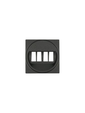 Накладка аудио-розетки LK Studio (черный бархат) LK45 857408-1 Накладка аудио-розетки LK Studio (черный бархат) LK45 857408-1