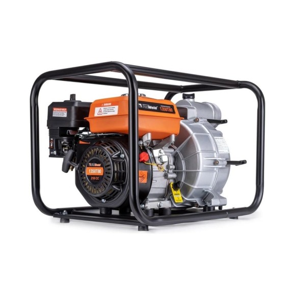 Бензиновая мотопомпа для грязной воды Foxweld 1350T80 8637 Бензиновая мотопомпа для грязной воды Foxweld 1350T80 8637