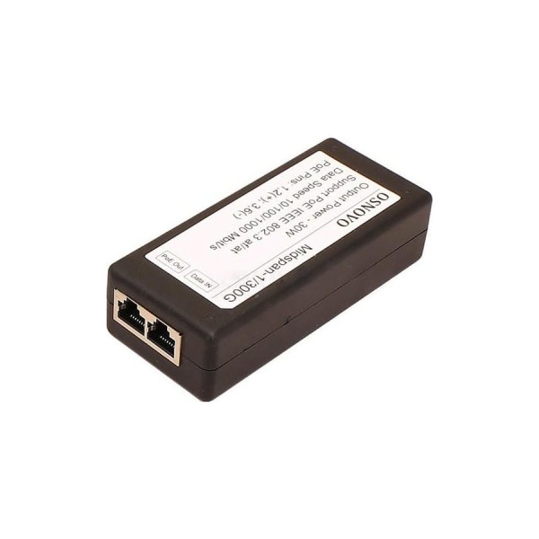 PoE-инжектор OSNOVO Ethernet, PoE Midspan-1/300G -0000000160