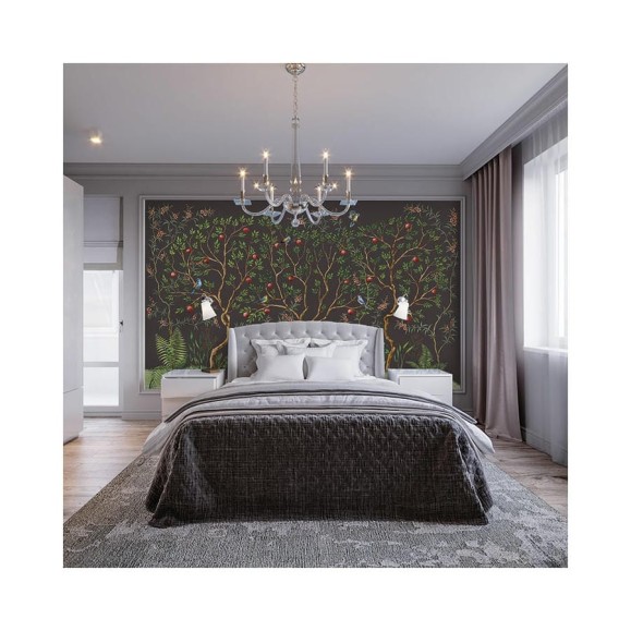 Фотообои ООО Ортограф Pomegranate grove dark 3.71x2.7 м OT-G_33956 Фотообои ООО Ортограф Pomegranate grove dark 3.71x2.7 м OT-G_33956