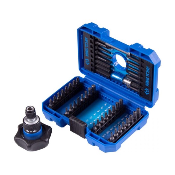 Набор вставок (бит) KING TONY 1/4 , PH, PZ, Hex, Torx, Slotted, 49 предметов 1048MR Набор вставок (бит) KING TONY 1/4 , PH, PZ, Hex, Torx, Slotted, 49 предметов 1048MR