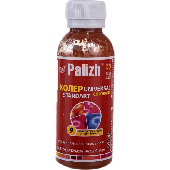 Универсальный колер Palizh N 9 0.140г св. коричн. 11598398 Универсальный колер Palizh N 9 0.140г св. коричн. 11598398