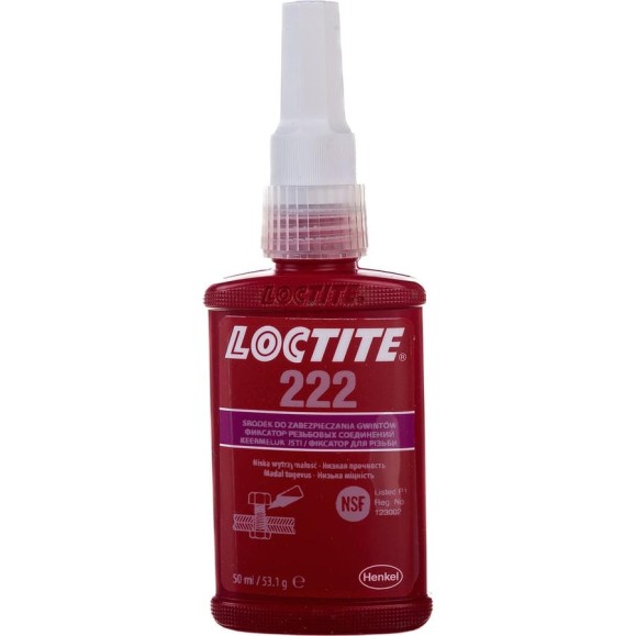Фиксатор резьбы низкой прочности LOCTITE 222 50мл 245635
