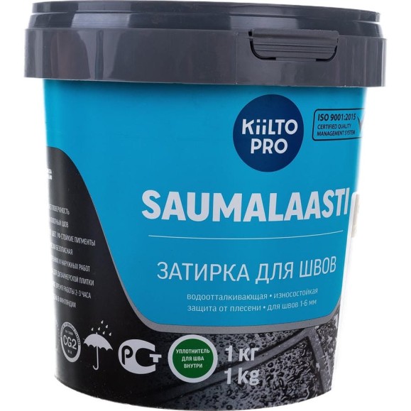 Затирка KIILTO Saumalaasti 40, 1 кг, серый T3505.001
