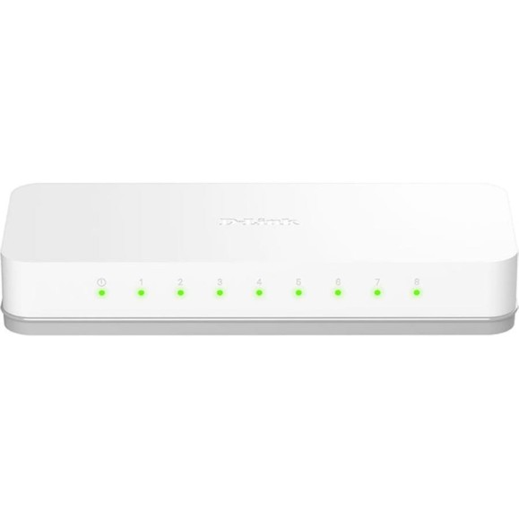 Неуправляемый коммутатор с 8 портами d-link 10/100Base-TX и функцией энергосбережения DES-1008C/B1A