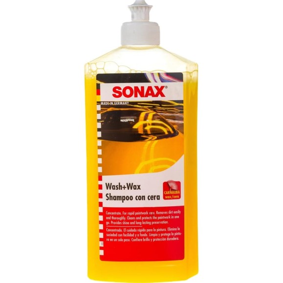 Автошампунь-концентрат с воском 0.5 л SONAX 313200 Автошампунь-концентрат с воском 0.5 л SONAX 313200
