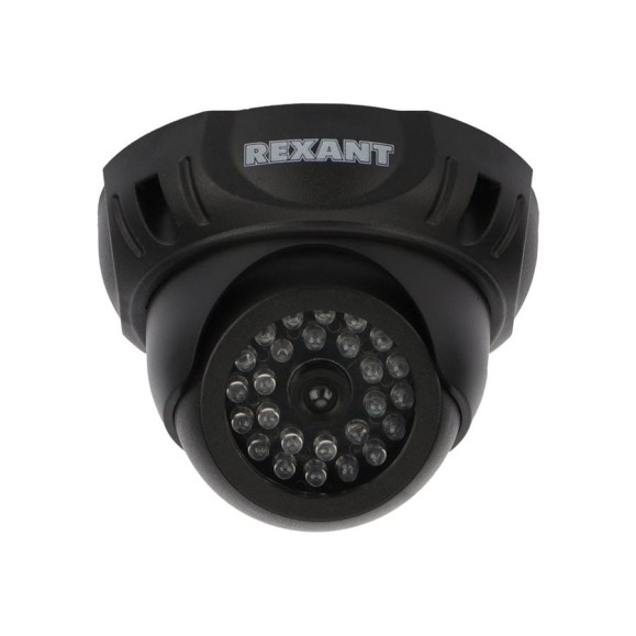 Муляж камеры видеонаблюдения REXANT RX-303 внутренней установки 45-0303 Муляж камеры видеонаблюдения REXANT RX-303 внутренней установки 45-0303