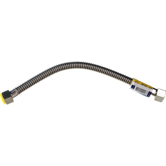 Сильфонная подводка для газа Kensudo 1/2", 30 см, в/в 26701
