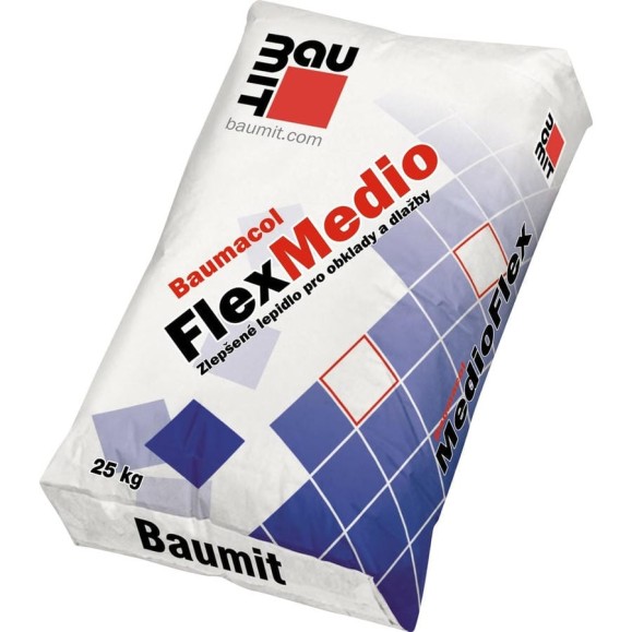 Плиточный клей Baumit Baumacol FlexMedio 25 кг 4612741800410 Baumacol FlexMedio, 25 кг (1013)