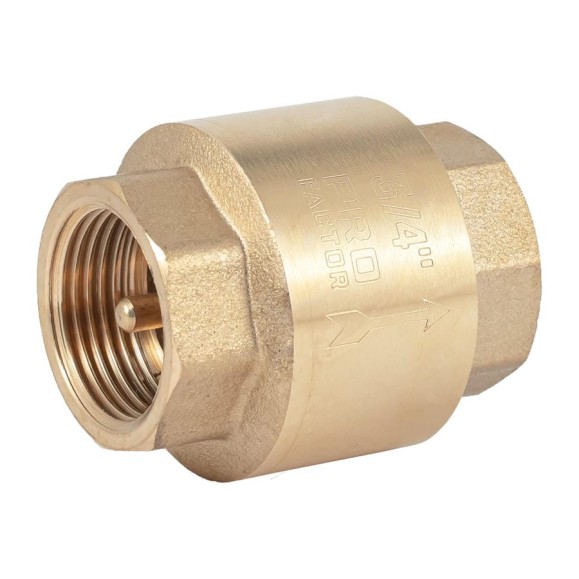 Обратный клапан PROFACTOR с латунным штоком, в/в 3/4" PF CV 241 Обратный клапан PROFACTOR с латунным штоком, в/в 3/4" PF CV 241