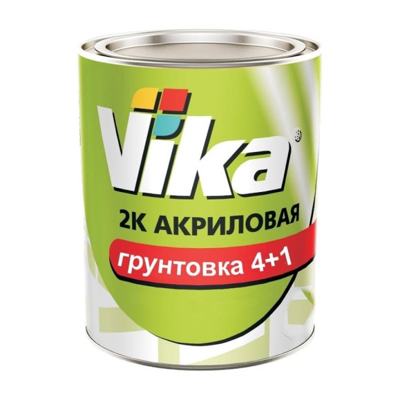 Грунтовка Vika 4+1 HS акриловая, 2К, серая 18-000075