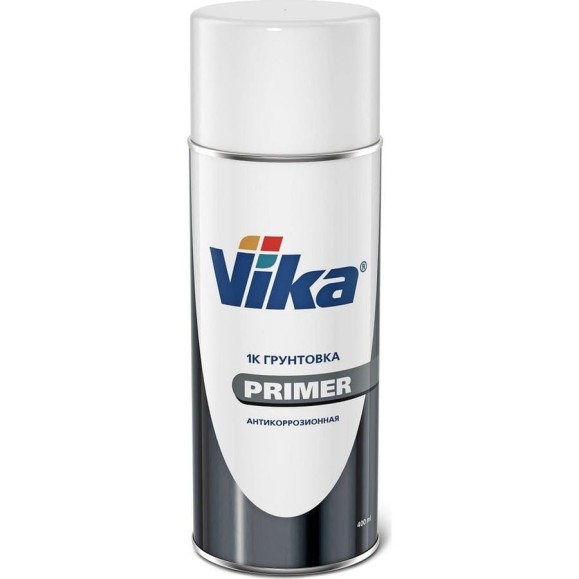 Алкидная грунтовка-праймер VIKA Primer аэрозоль, серая, 520 мл И581