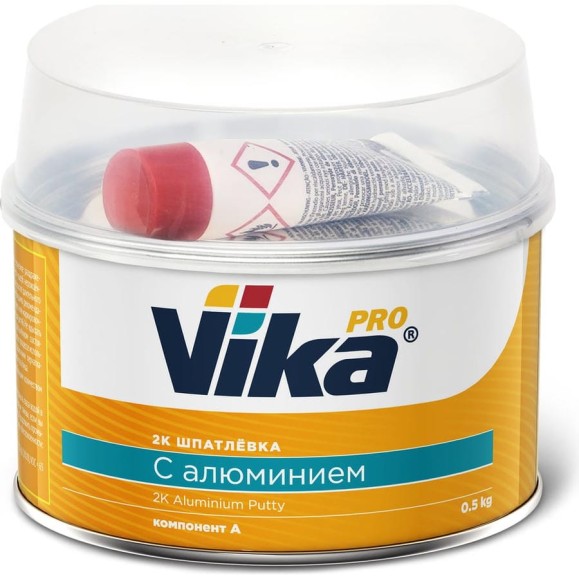 Шпатлевка VIKA PRO с алюминием, 0.5 кг О01985