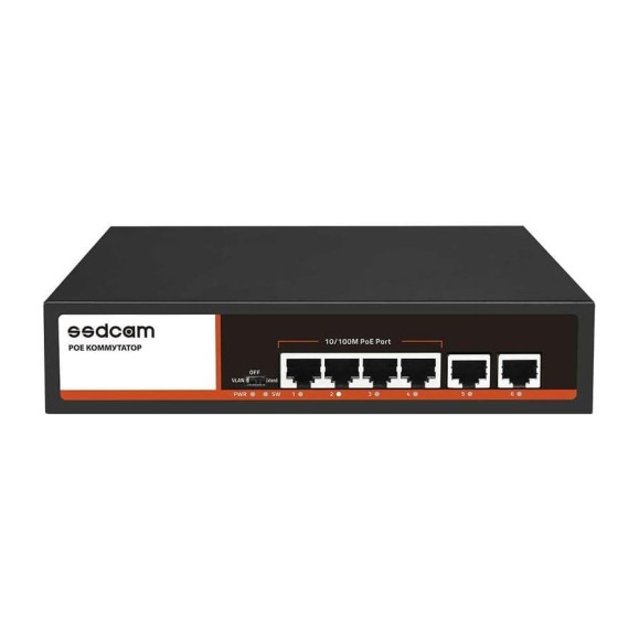 Коммутатор SSDCAM 6 портов POE-54P 00000001632